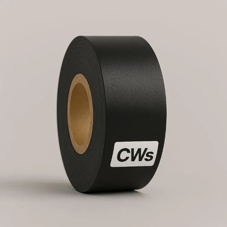 Rolo de fita 122x40 preto